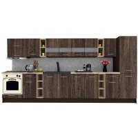 Bucatarie MARINA NEW 390 A Wenge / Decor 7648